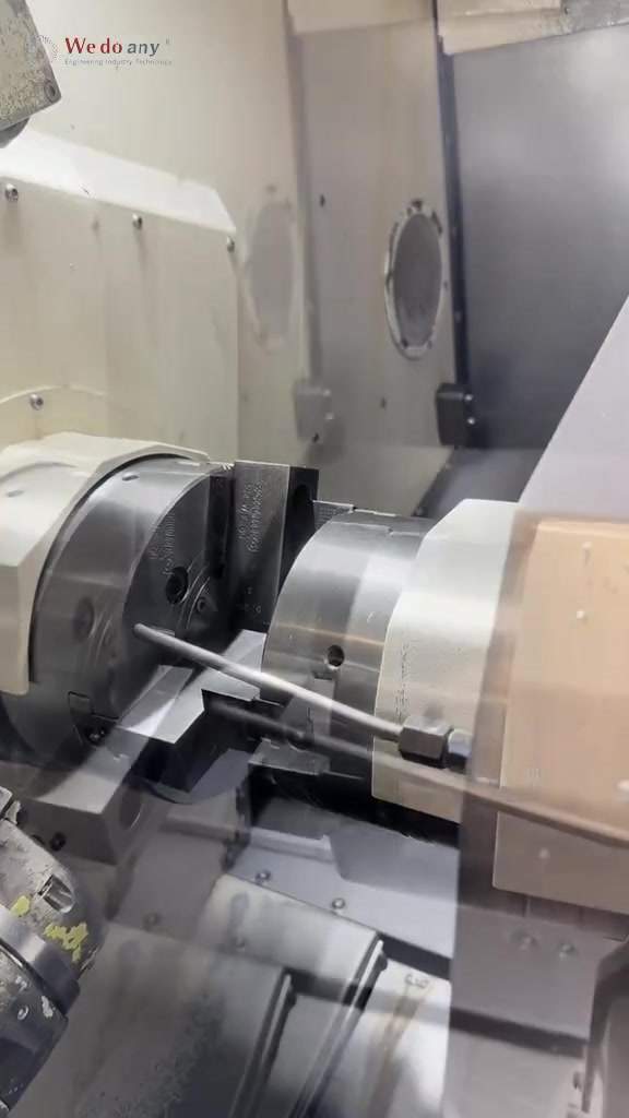 Zerspant mit Gefühl – härter wird’s heute nicht!!? #metallgeflüster  #CNC #Drehen #Präzision #Metall