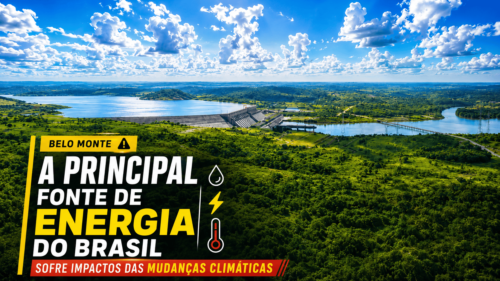 Principal fonte de energia do Brasil sofre impactos das mudanças climáticas