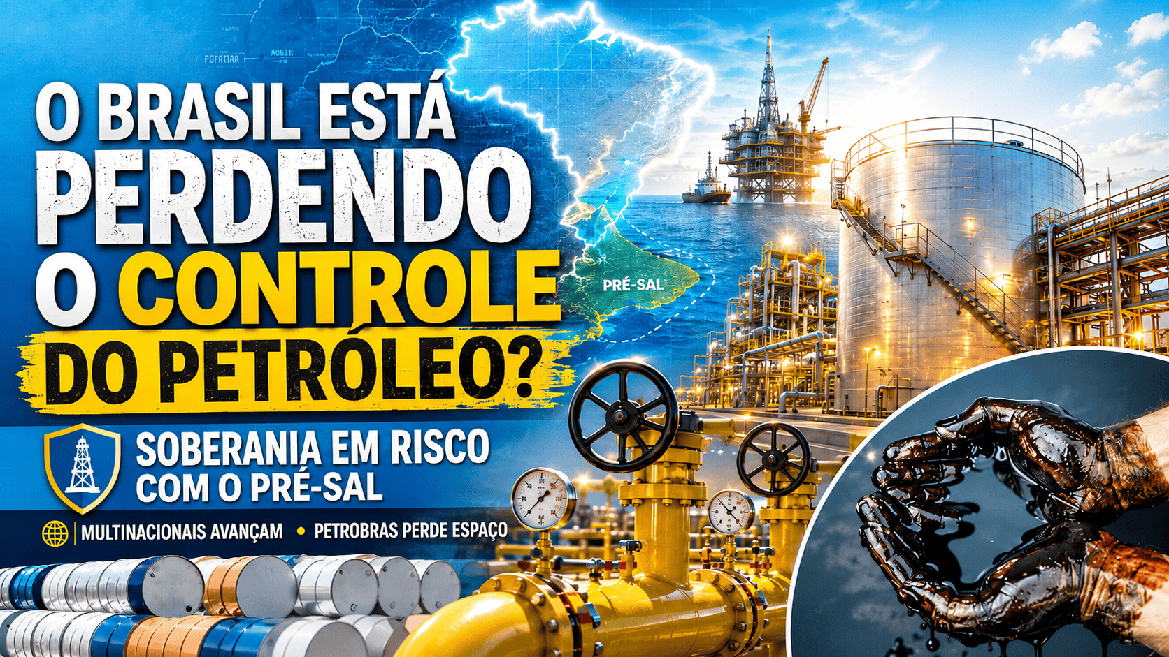 O Brasil está perdendo o controle do petróleo? Soberania em risco com o pré-sal