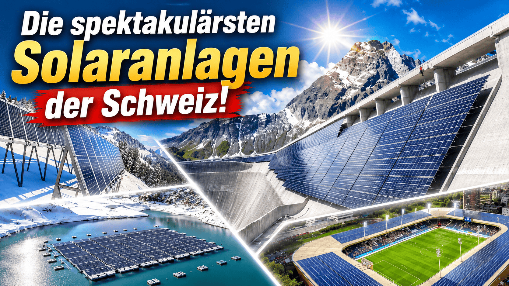 Das sind die spektakulärsten Solaranlagen der Schweiz!