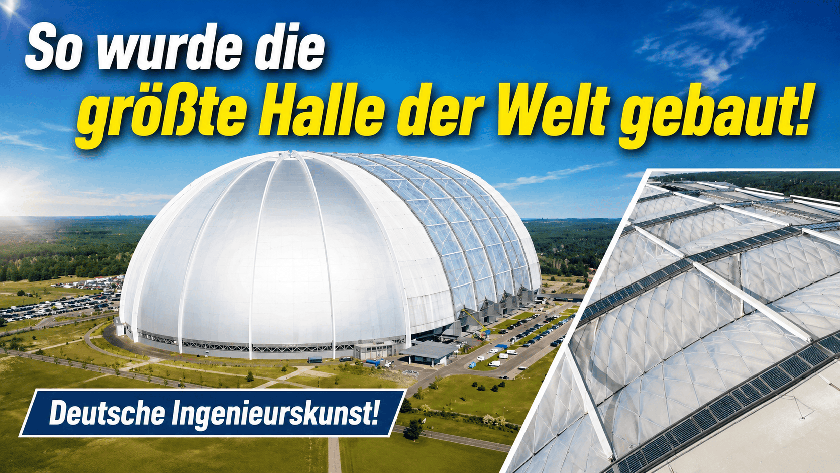 So wurde die größte Halle der Welt gebaut! - Deutsche Ingenieurskunst!