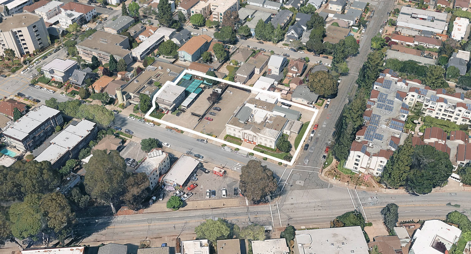 2-16 Park Road, image from Google Satellite