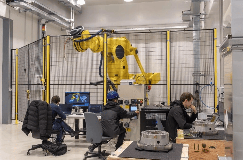 Force and torque sensors will be tested at the end of the 'Godzilla' robot arm.
