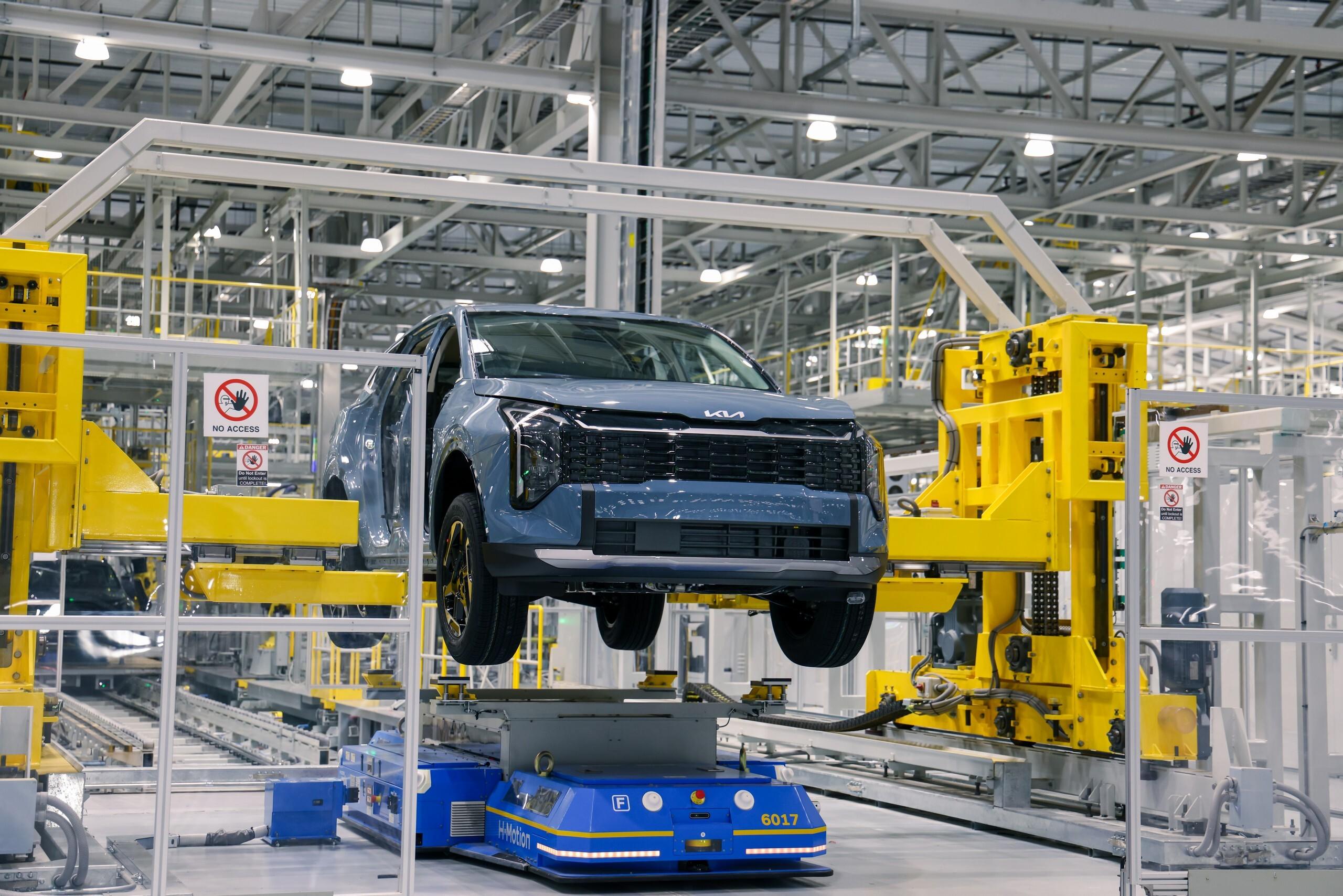 Hyundai construiu uma fábrica na Geórgia que produzia apenas veículos elétricos e agora começa a produzir modelos híbridos da Kia