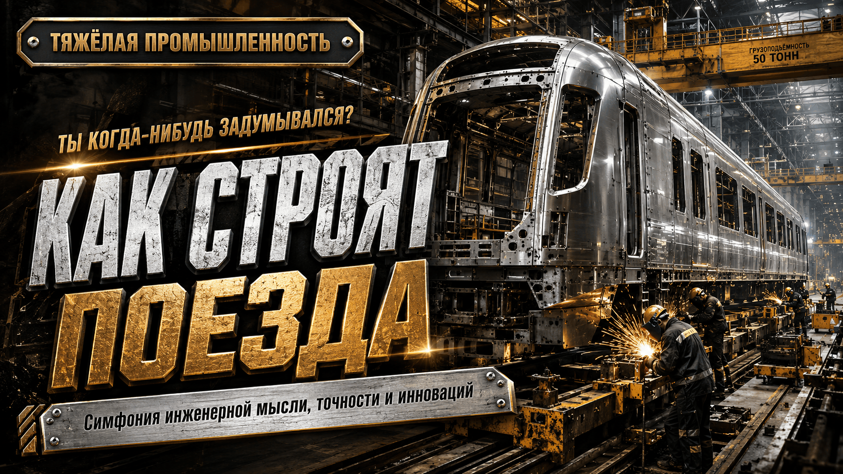 Ты когда-нибудь задумывался, как строят поезда ? Это не просто техника — это настоящая симфония инже