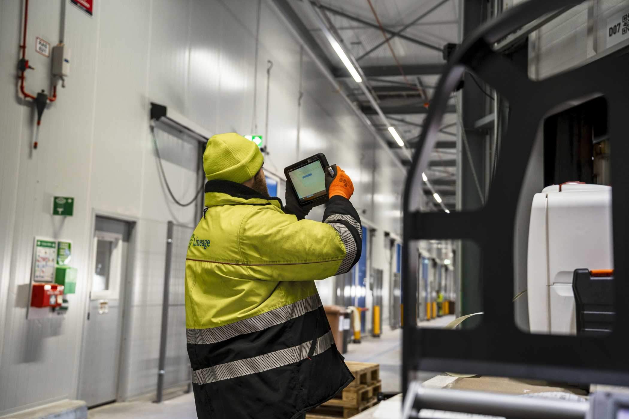 As operações de transbordo de peixes e mariscos frescos e congelados da Lineage em Bremerhaven funcionarão 24 horas por dia. (Fonte: Lineage)