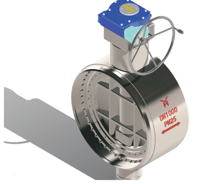 Tri-offset Full Metal Hard Sealed Butterfly Valve