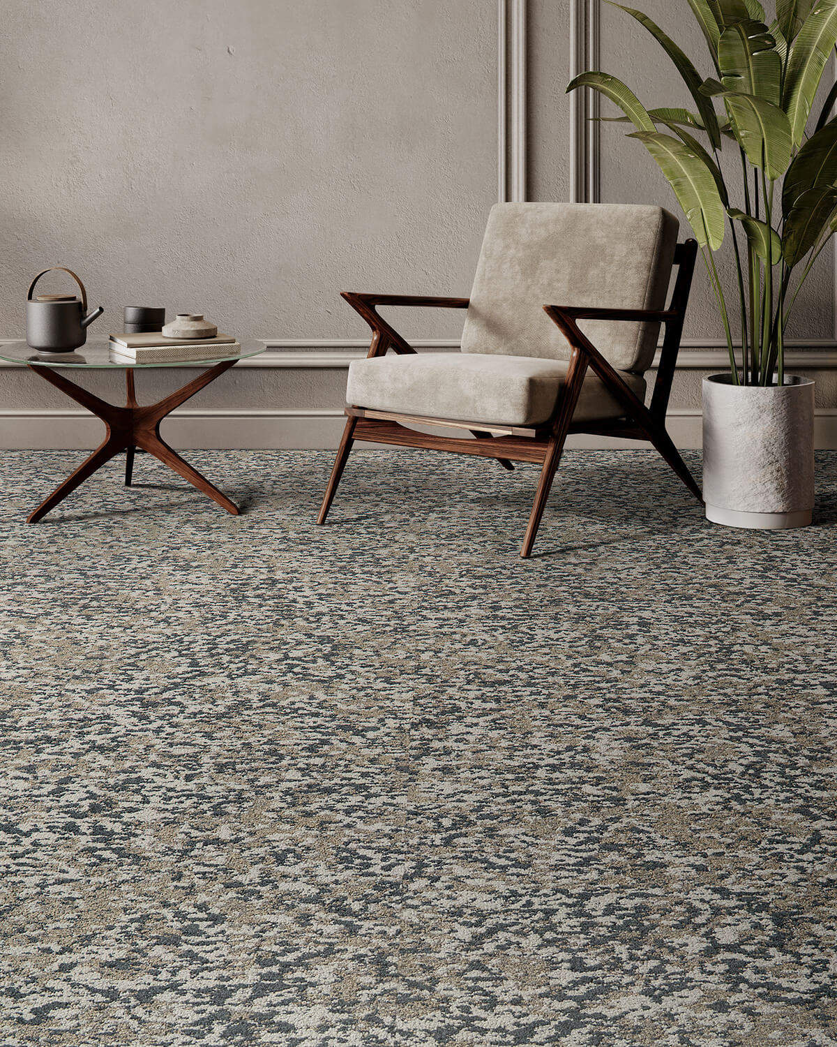 Les dalles de moquette Zen Garden de J+J Flooring