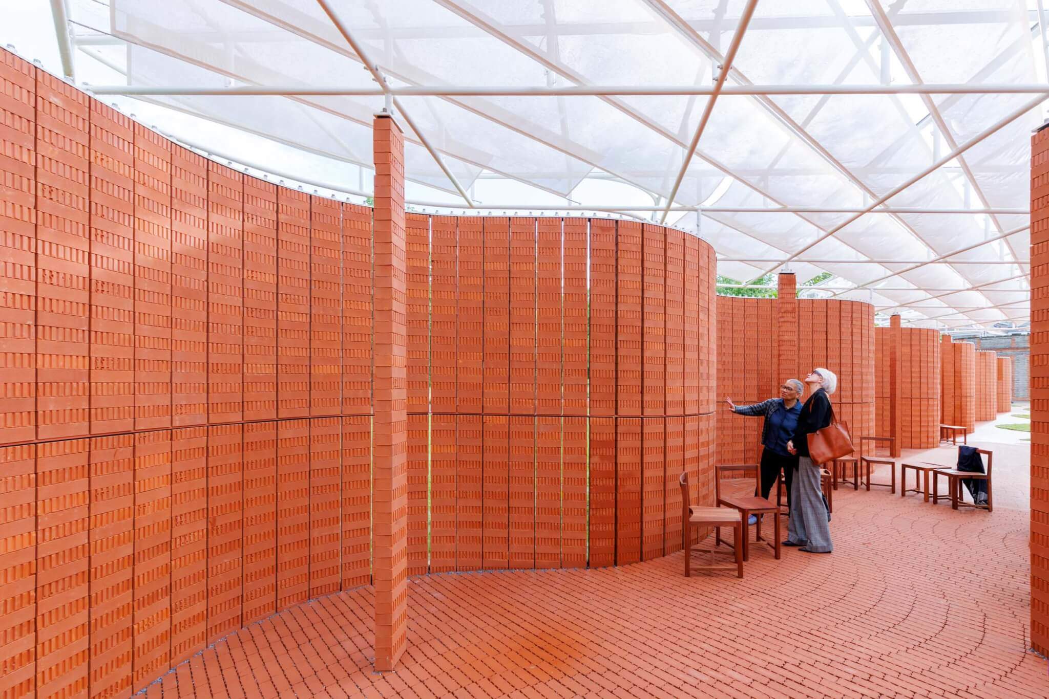 Interior of the Serpentine Pavilion