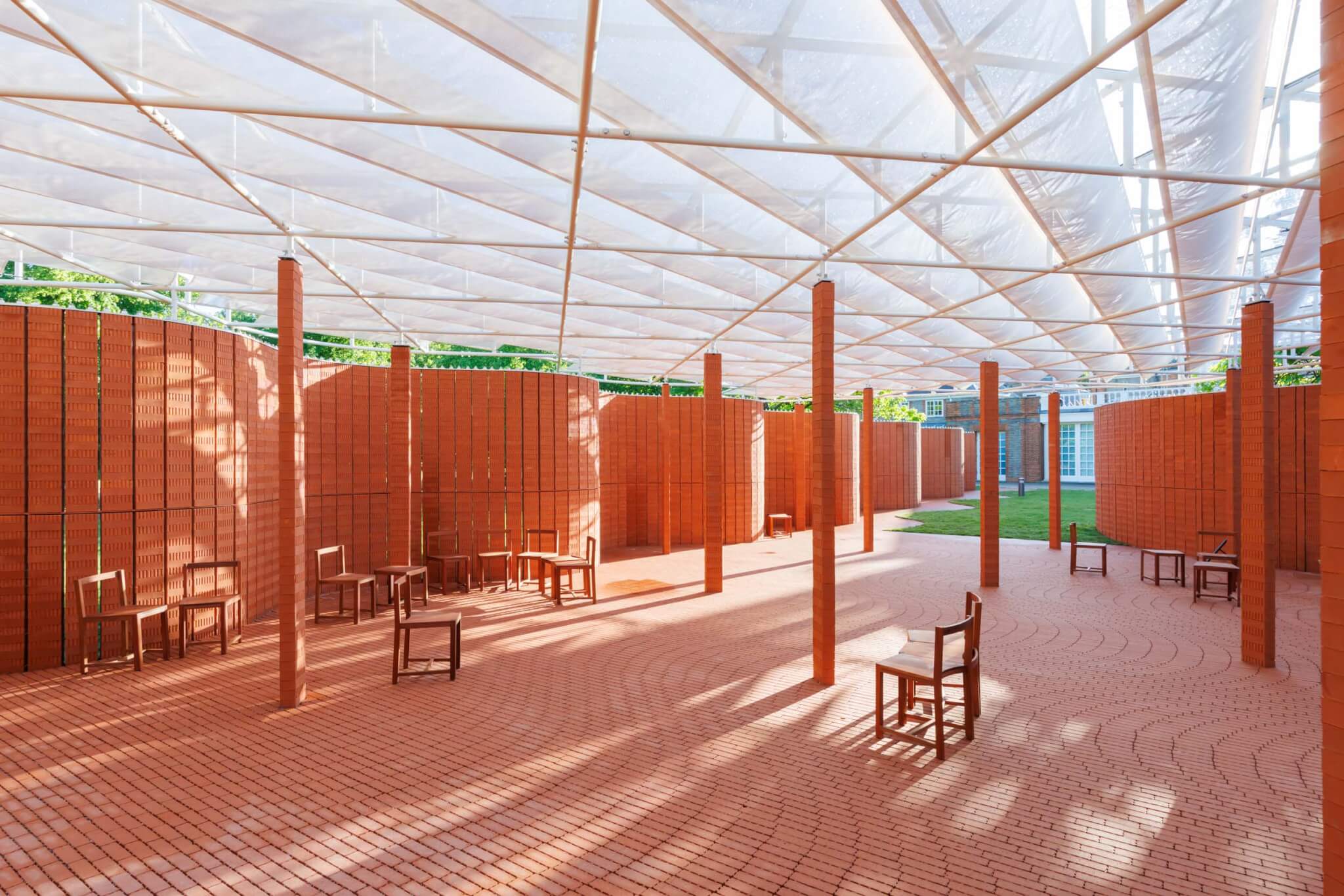 Interior of the Serpentine Pavilion