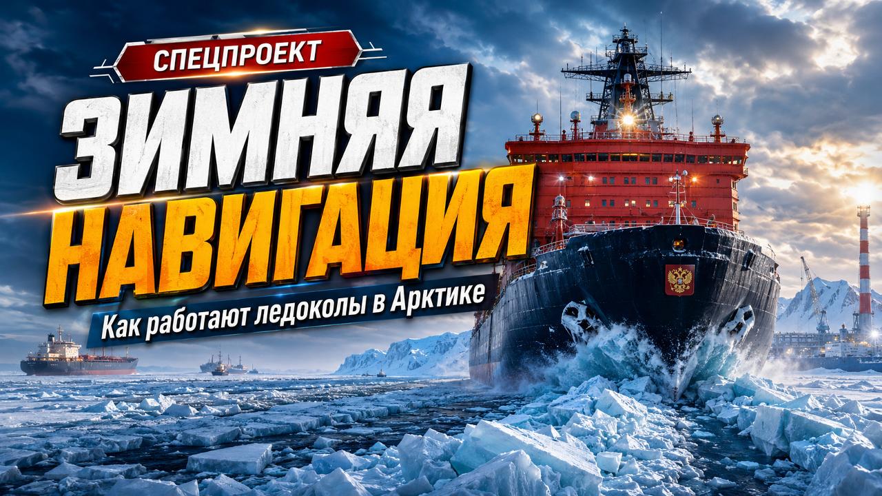 Зимняя навигация. Как работают ледоколы в Арктике