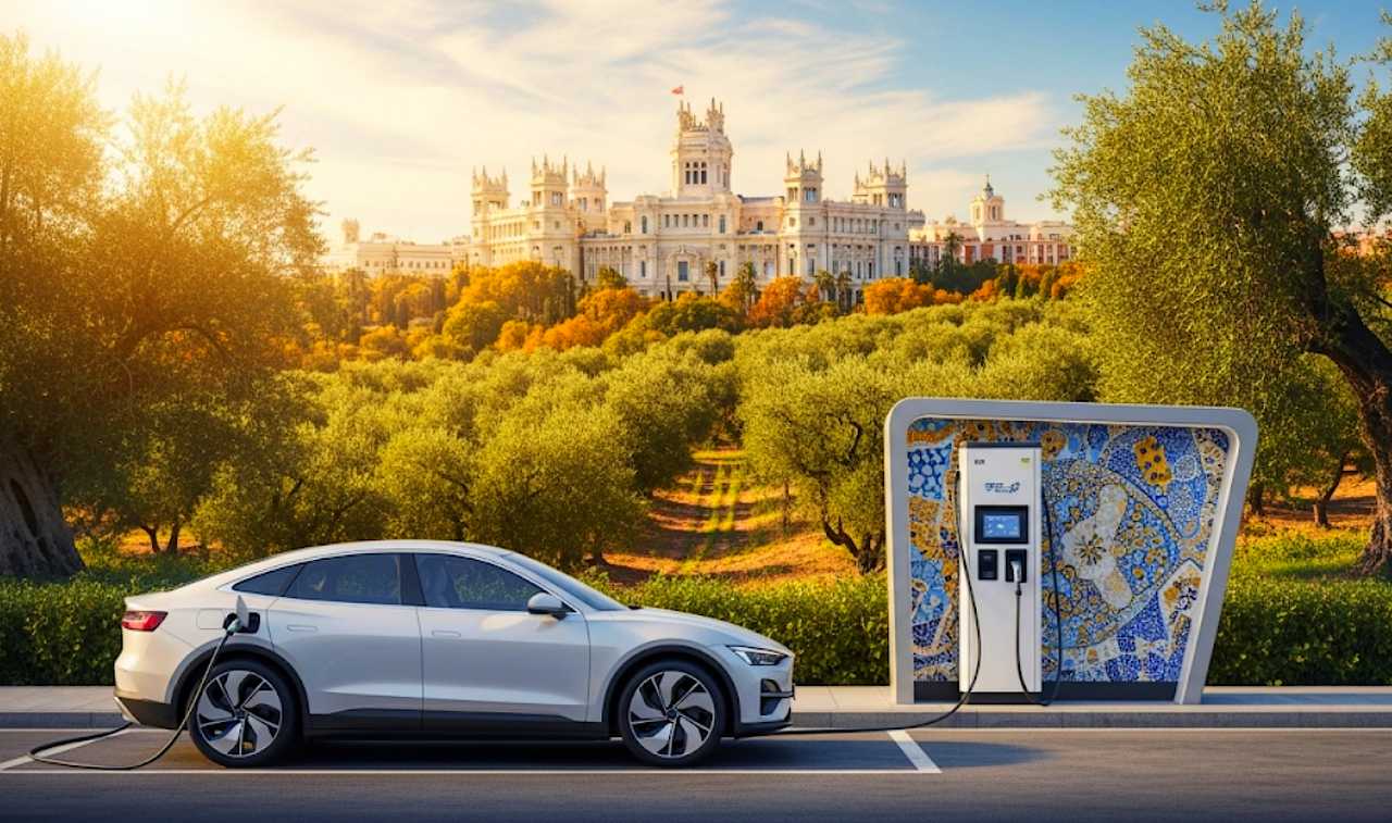 Viajando en un vehículo eléctrico