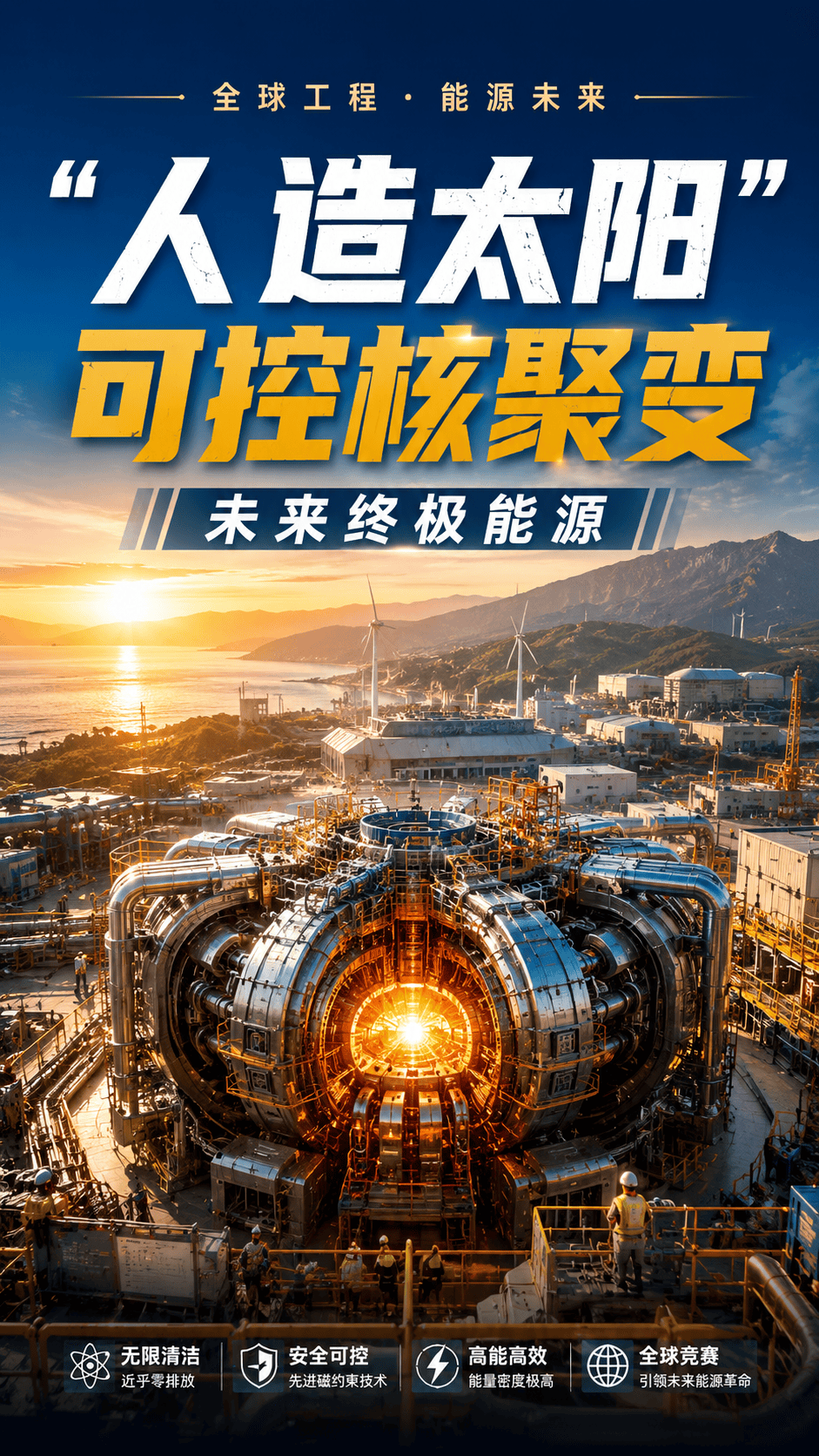 “人造太阳”可控核聚变，未来终极能源(上）#祖国越来越强大 #创作者中心 #创作灵感 #科普一下 #科技改变生活