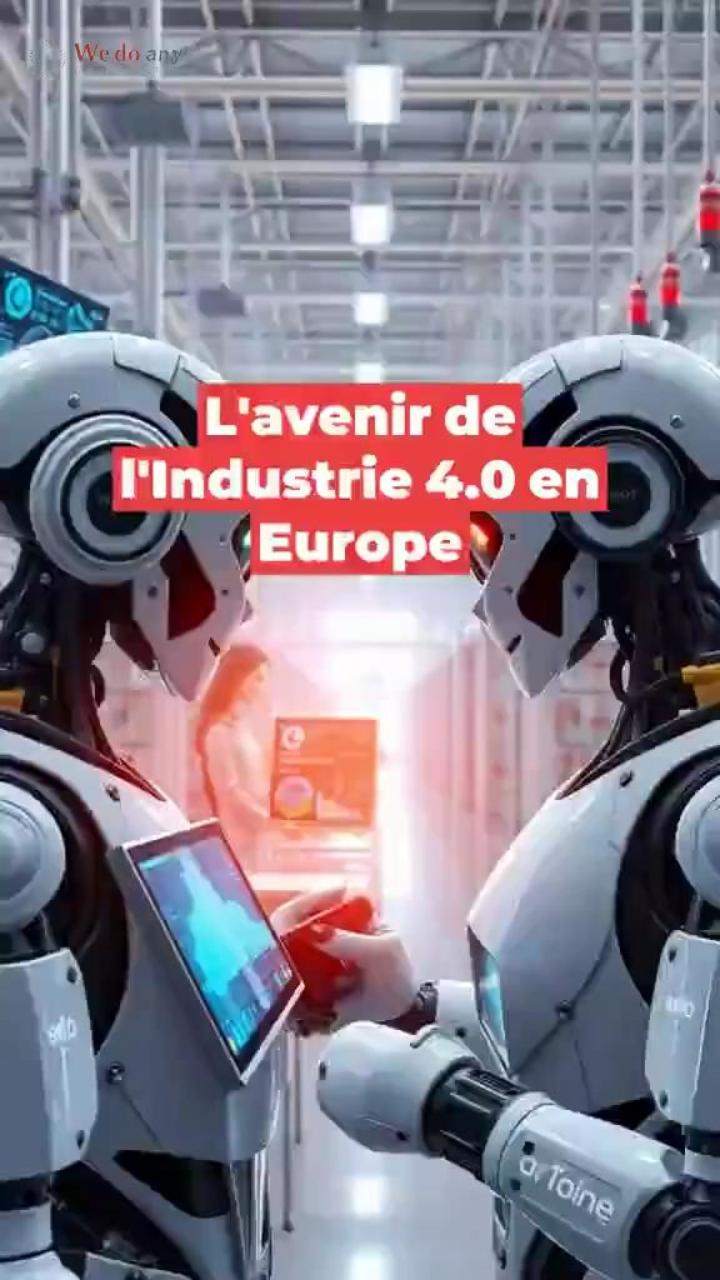 L'Industrie 4.0, c'est l'avenir ! Prêt à découvrir son impact en Europe  ? #Industrie4 #Innovation #