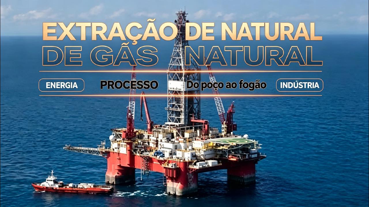 Como o GÁS NATURAL é EXTRAÍDO das PROFUNDEZAS da terra e chega até o seu FOGÃO