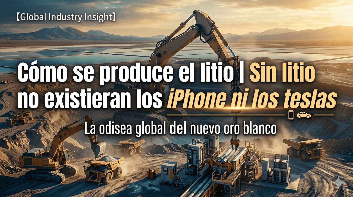 Cómo se produce el litio  Sin litio no existieran los iPhone ni los teslas #litio #iphone #History #