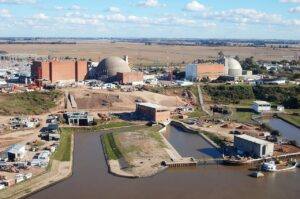 Kernkraftwerke Atucha 1 und 2 in der Provinz Buenos Aires