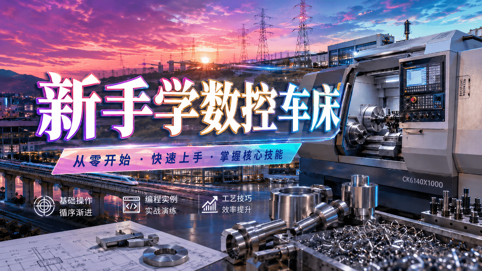 新手学数控车床#机加工 #数控车床 #车床加工