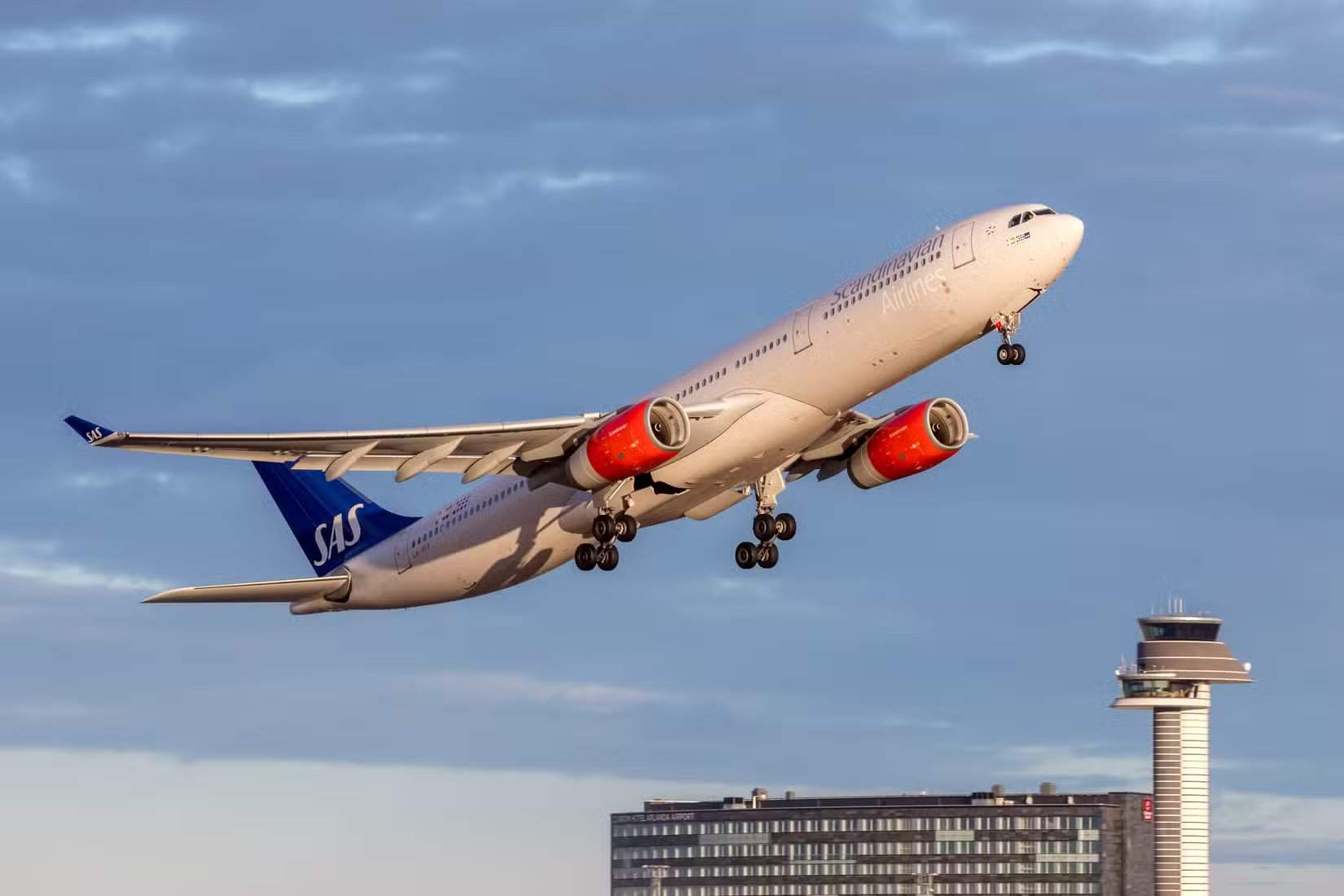 SAS Airbus A330-300 departing from ARN