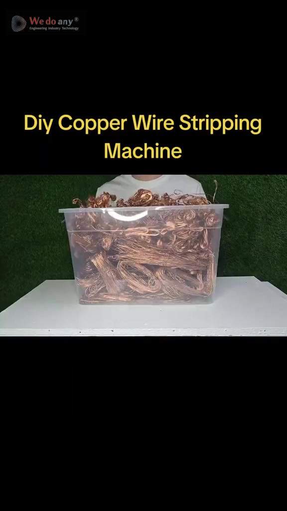 How to strip Copper Wire #scrapmetal #cobre #stripper #cuivre #copper 