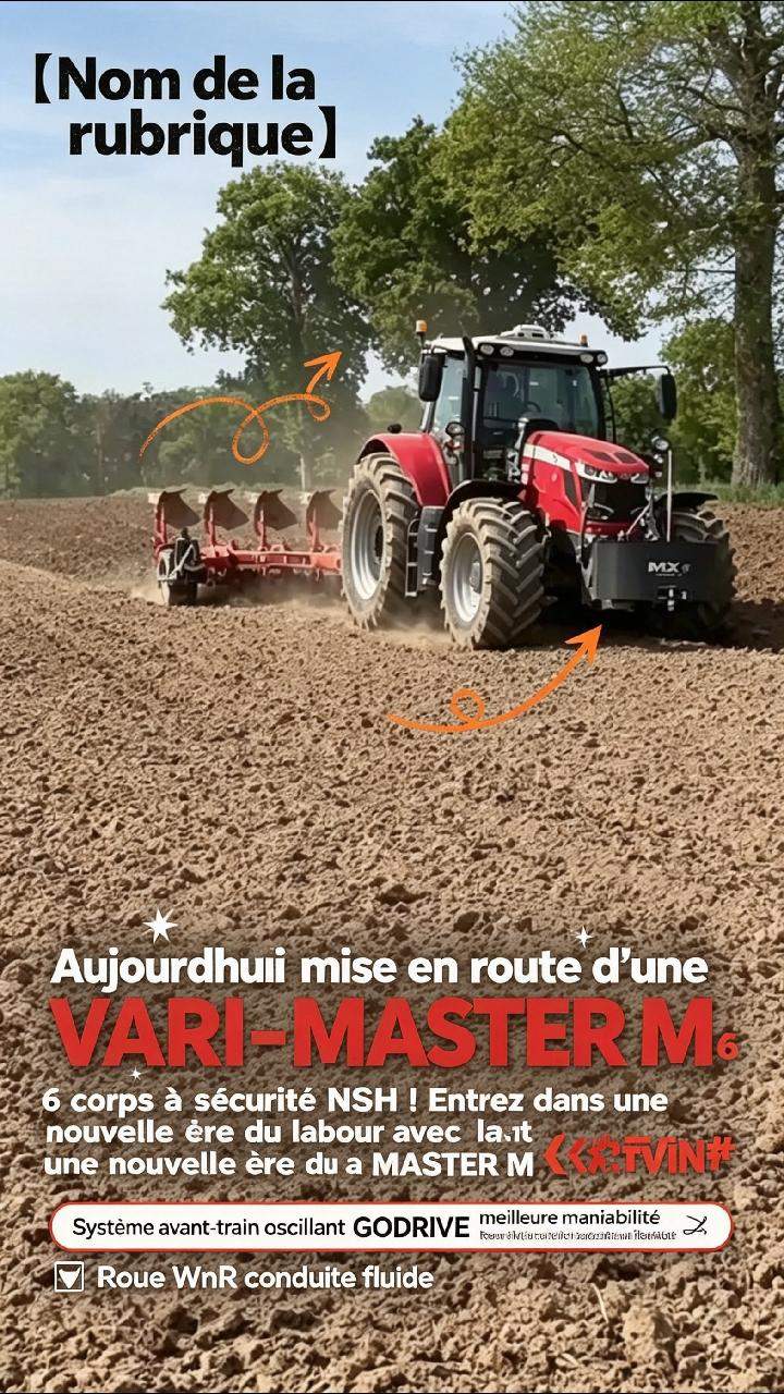 Aujourd'hui mise en route d'une VARI-MASTER M 6 corps à sécurité NSH ! Entrez dans une nouvelle ère 