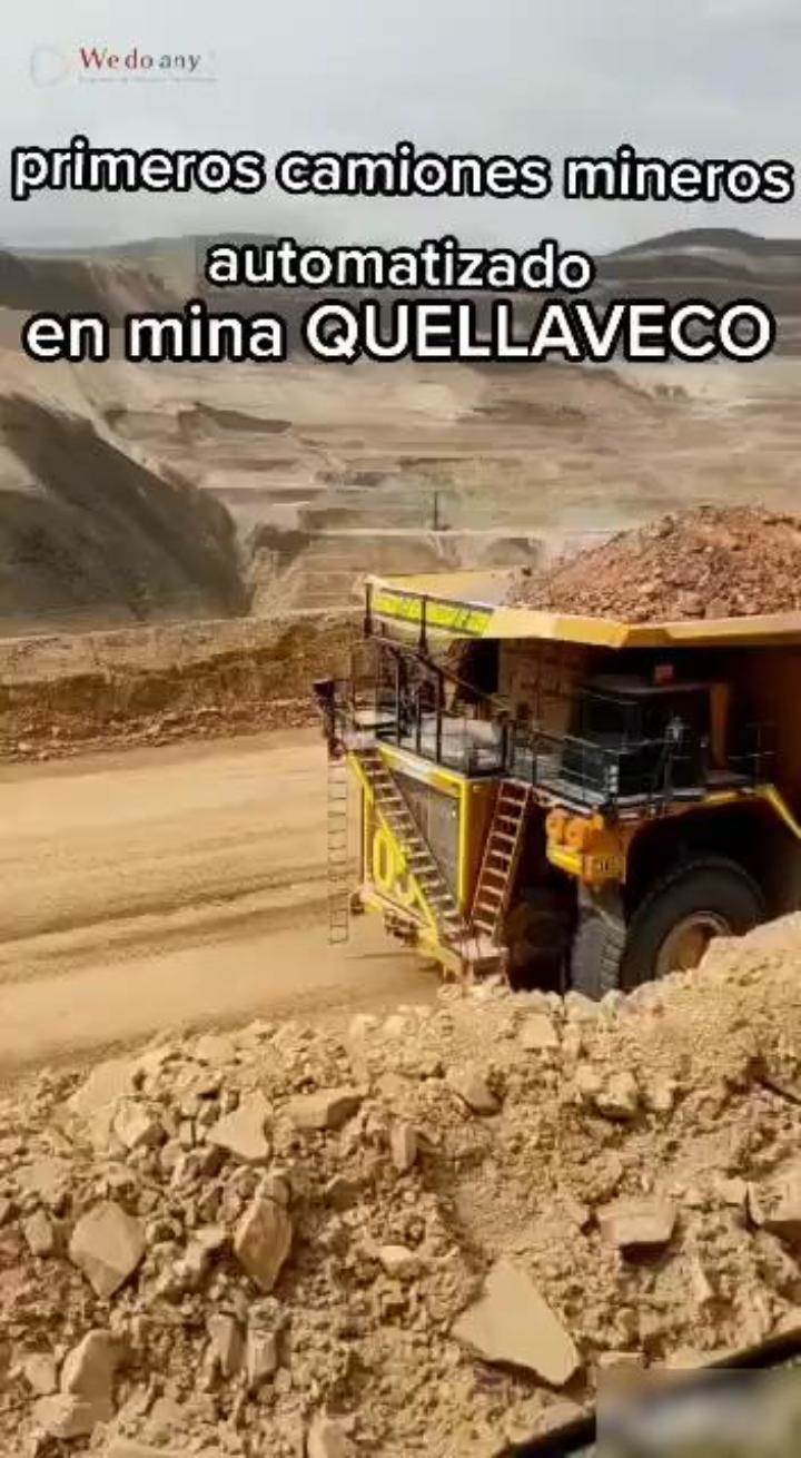 #fypシ゚viral #camiones mineros automatizados en la #quellaveco_campamento_salveani