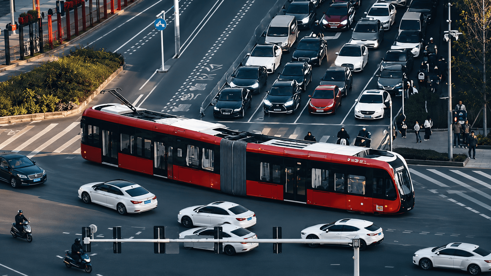 China Built A Train Without Tracks… guided by sensors ?? In several Chinese cities, engineers have d