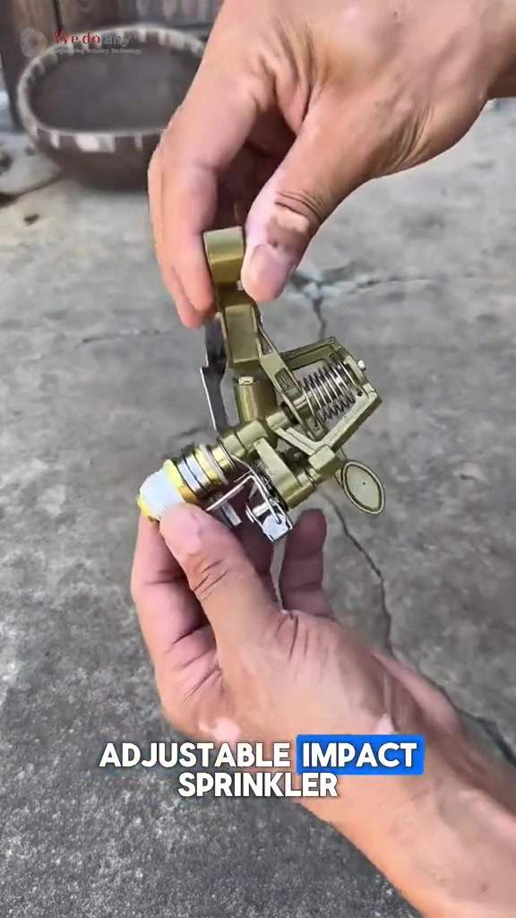 Watch this impact sprinkler in action! ?? Adjustable spray, wide coverage, and efficient irrigation 