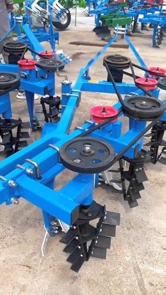 Export-type tractor-drawn hydraulic plow and rotary tiller. Multi-functional, labor-saving, simple a