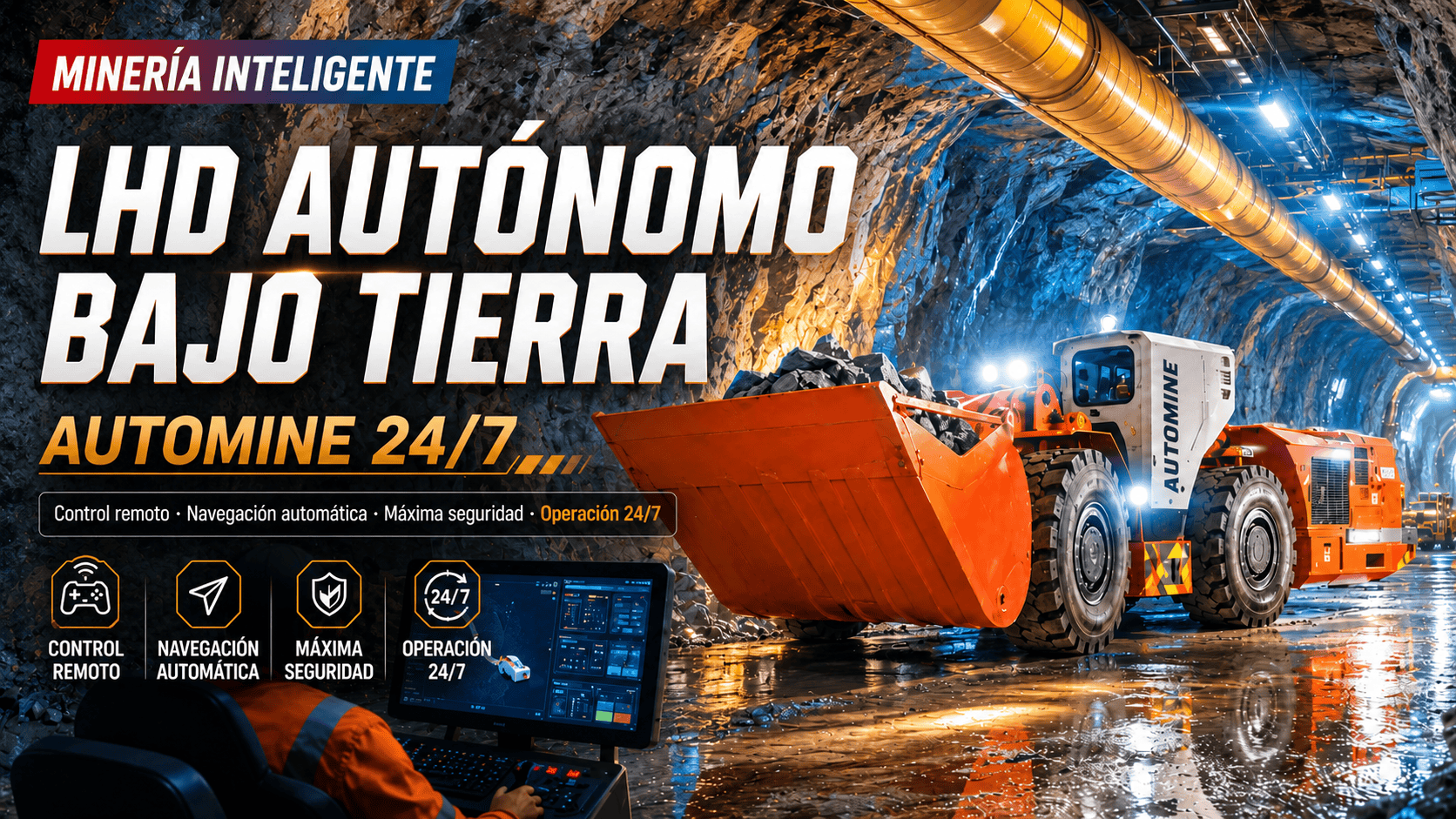 ¿Sabías que este LHD se funciona de forma autónoma Así funciona AutoMine de Sandvik automatización t