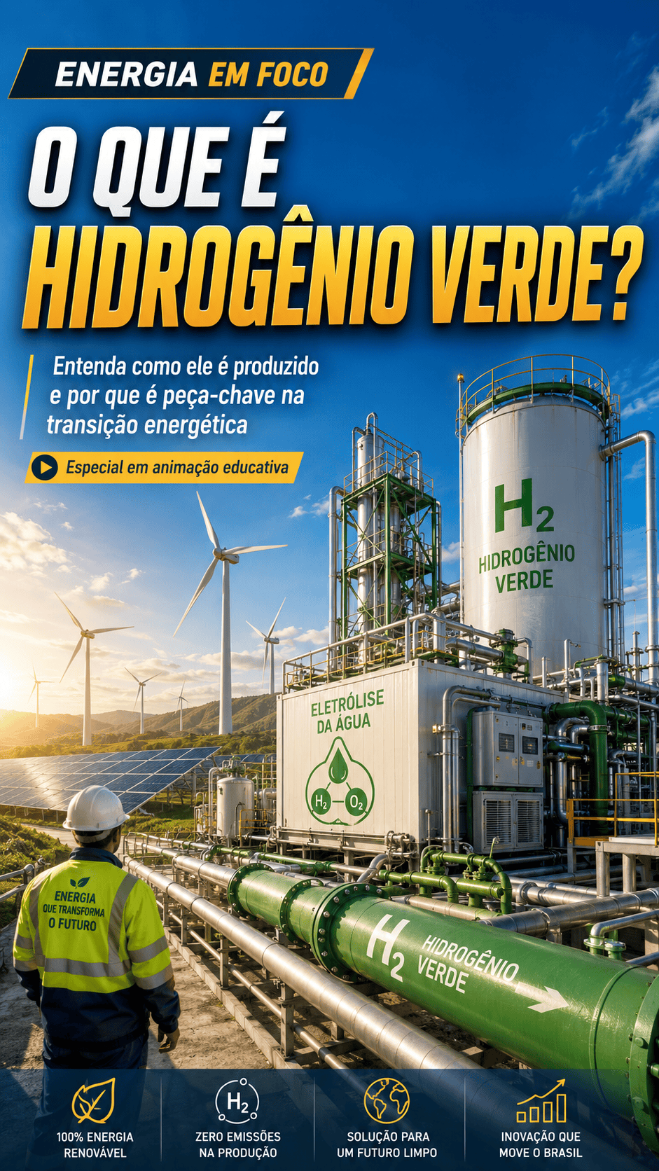 Você sabe o que é hidrogênio verde