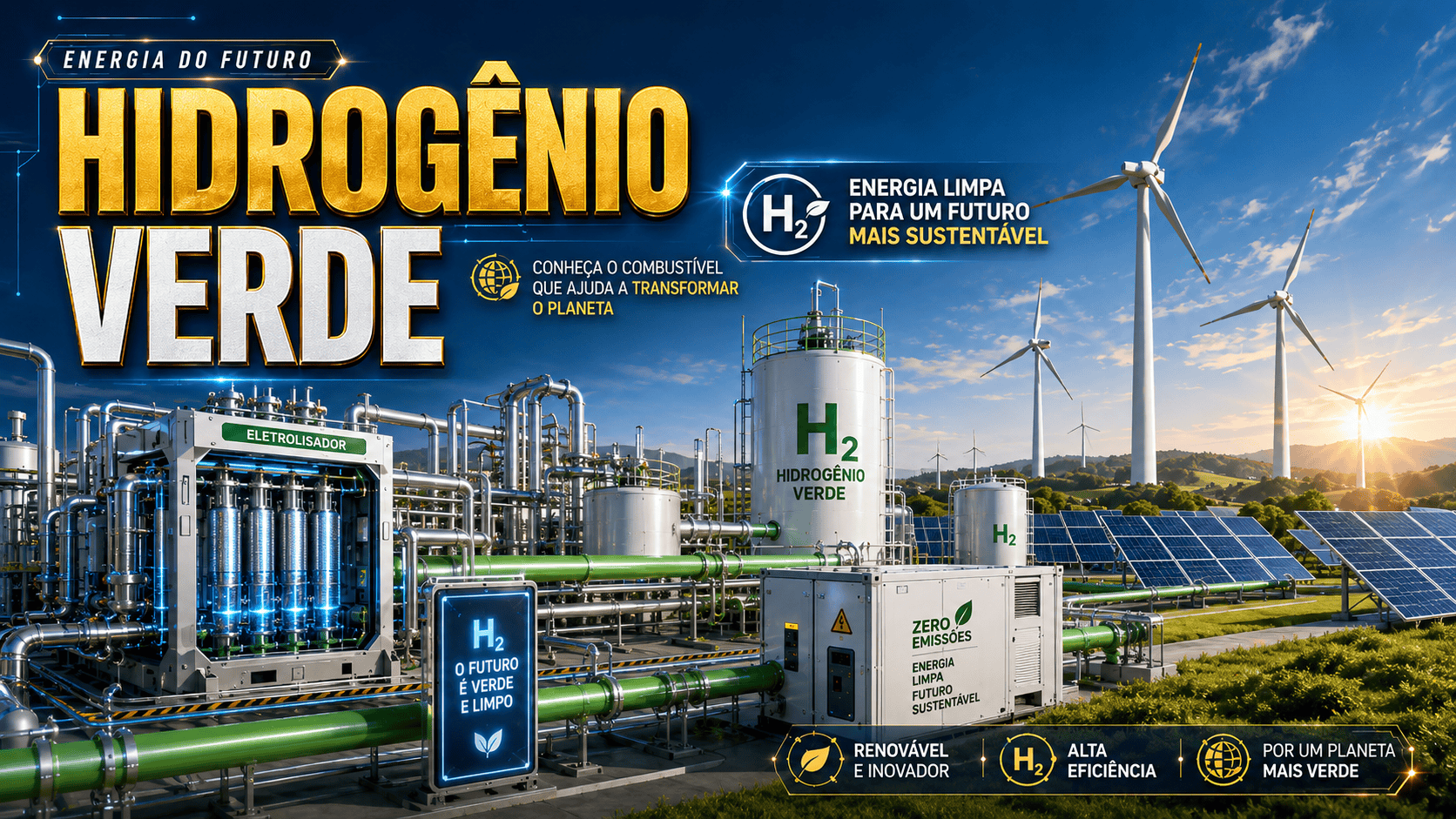 Quem aí conhece o Hidrogênio Verde ?