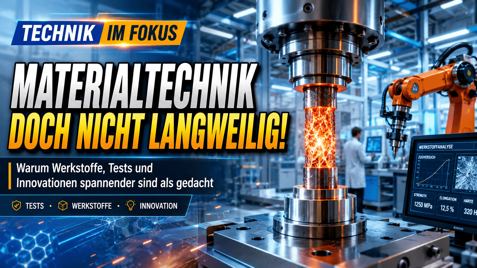 Ein Video warum Materialtechnik vllt nicht so langweilig ist wie man zu Beginn denken mag. #Material