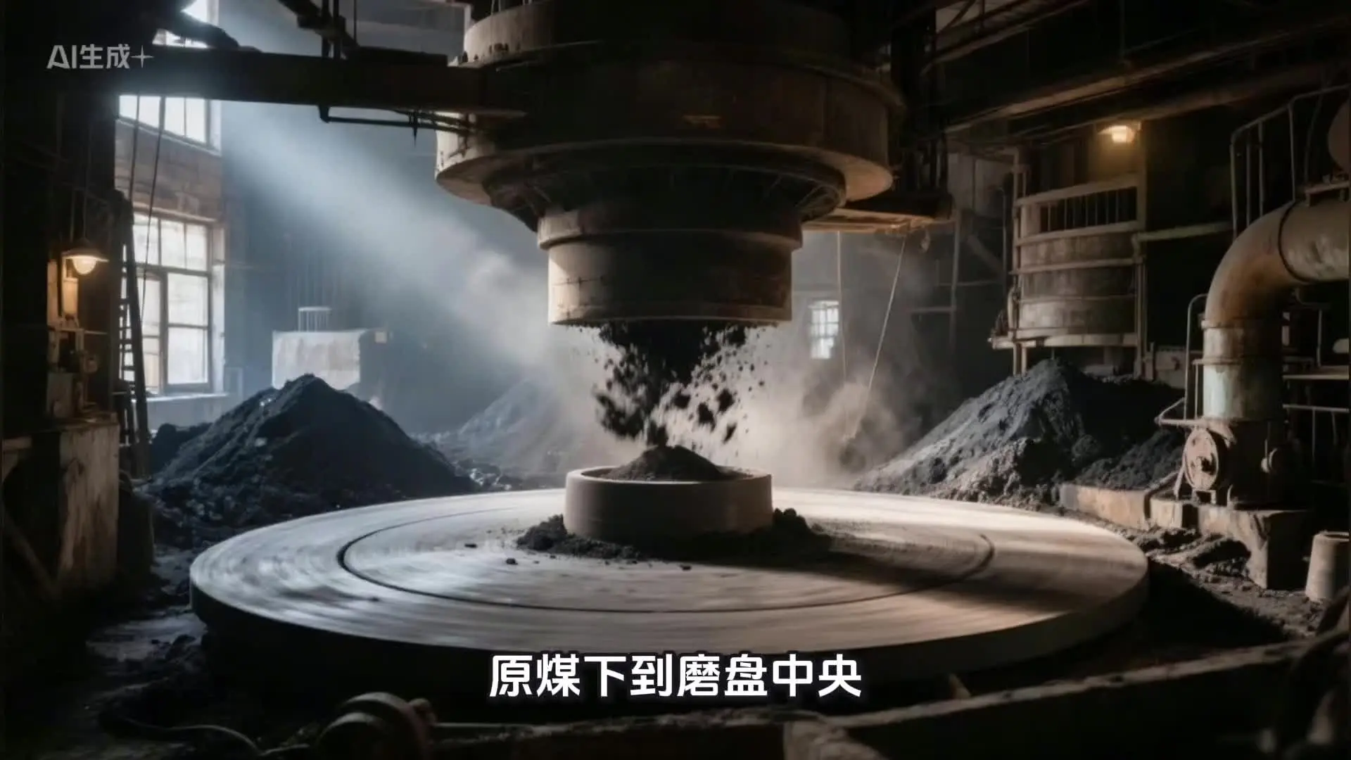 磨煤机原理，新学的技能，以后就不用光看文字这么单调了