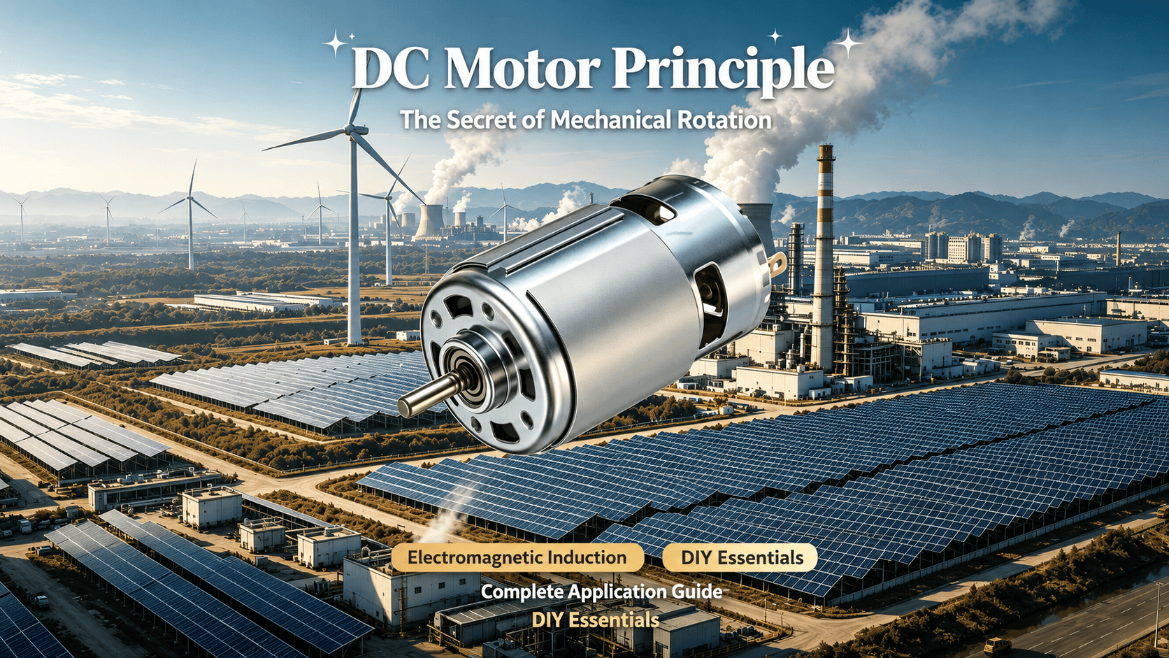 What is DC Motor and There Uses in Electrical Devices. It converts electrical energy into mechanical