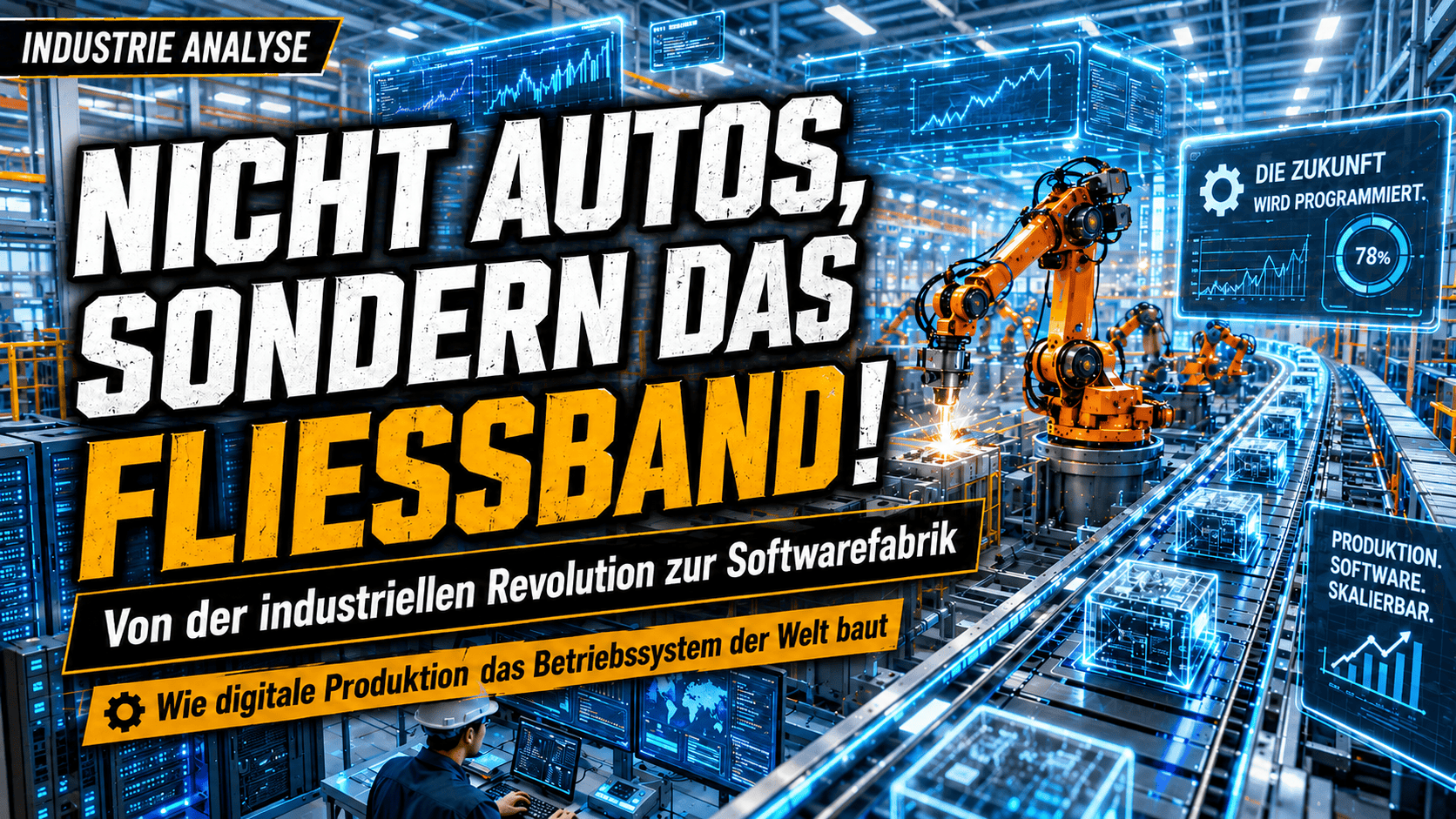 The industrial revolution's game-changer Not cars, but the assembly line! Now, imagine a 'software f