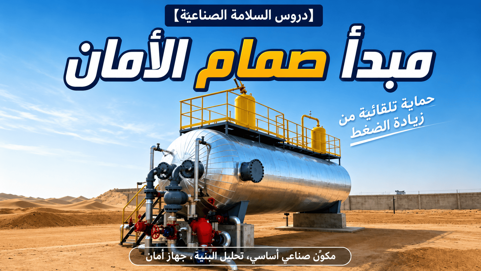 صمام الأمان هو العنصر الأساسي الذي يحمي الأنظمة من الضغوط الزائدة ويضمن سلامة المعدات والأفراد. في ه
