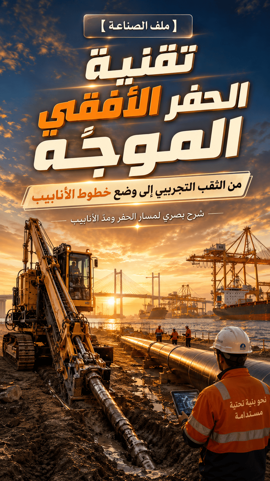الحفر الأفقي الموجّه.. من الثقب التجريبي إلى مد خطوط الأنابيب