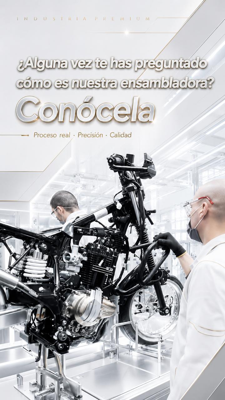 ¿Alguna vez te has preguntado cómo es nuestra ensambladoraConócela ?#parati #akt #motos #aktmotos