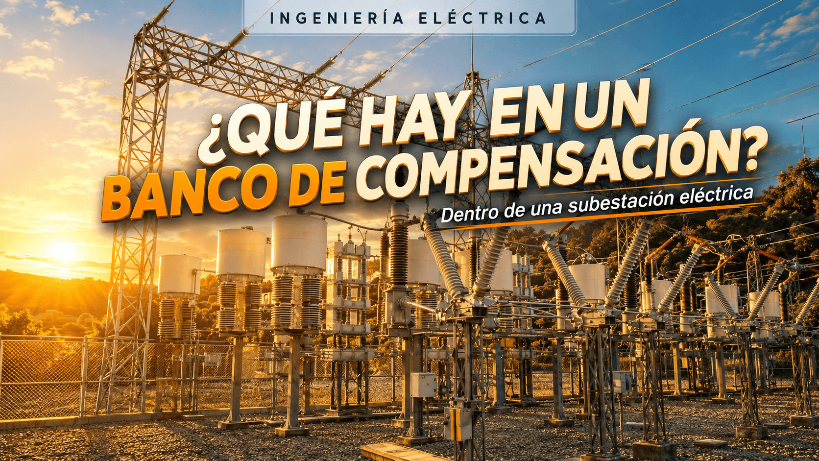 Que hay en un banco de compensación de una subestación eléctrica ⚡️ #maintenance #work #subestacione