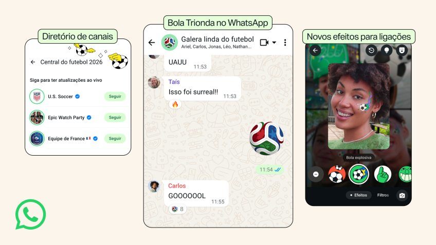 Eines der Haupt-Highlights dieses Updates ist das Trionda-Fußball-Emoji (Bild), der offizielle Spielball der FIFA-Weltmeisterschaft 2026, entwickelt von Adidas. • Bildquelle: Meta