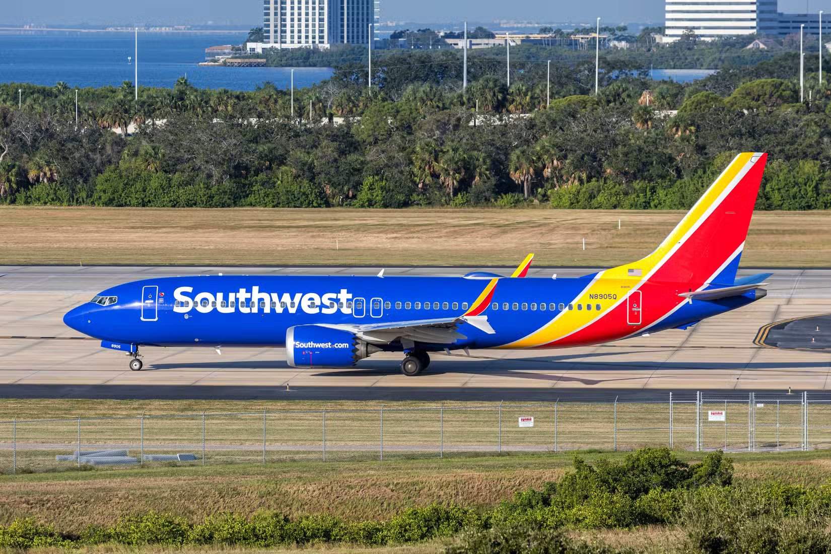 Southwest Airlines 737 MAX en roulage