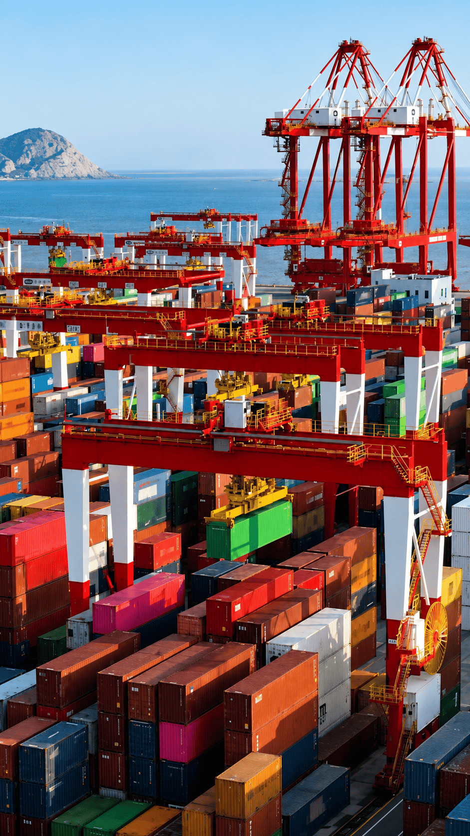 unmanned automated smart terminal #freight #fyp #internationalcontainership #logistics #containershi
