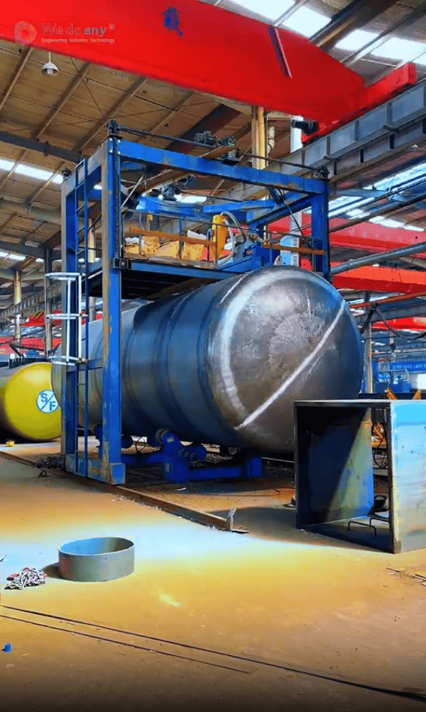 Most people have never seen the full manufacturing process of industrial storage tanks. This worksho
