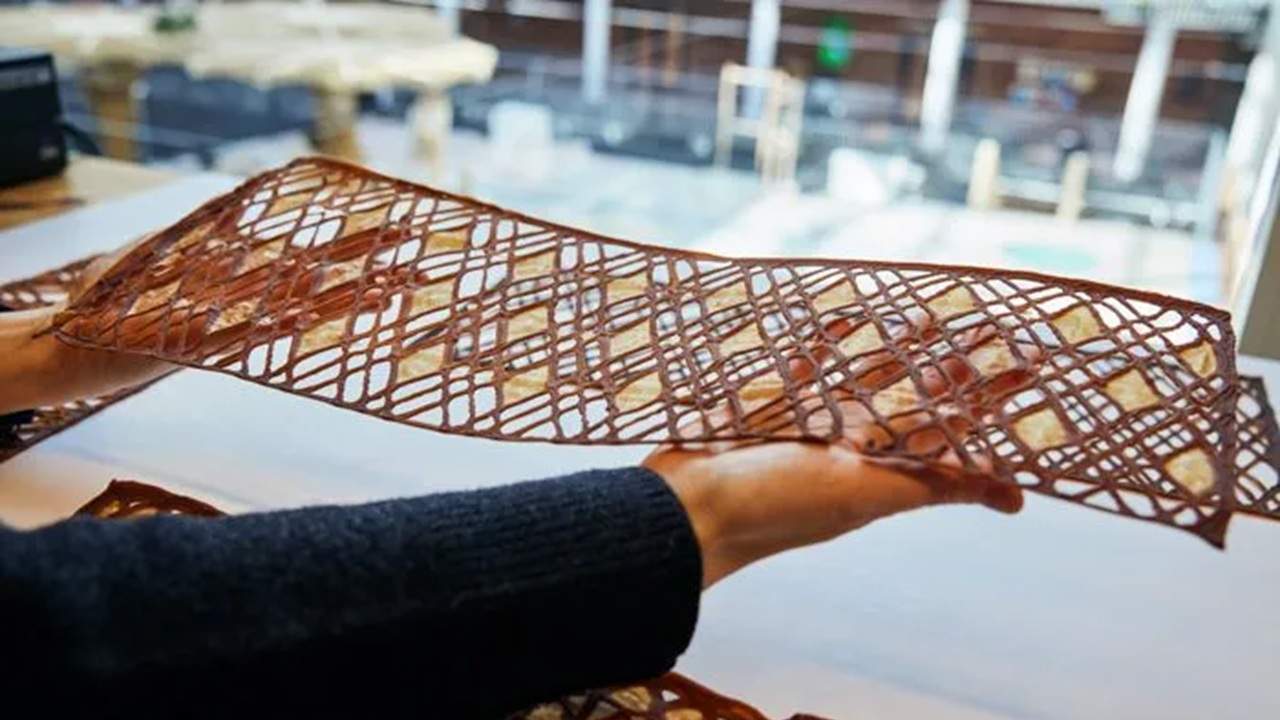 Биоматериал на основе дрожжей, напечатанный на 3D-принтере, может превращаться в панели, перегородки и внутренние экраны для строительства.