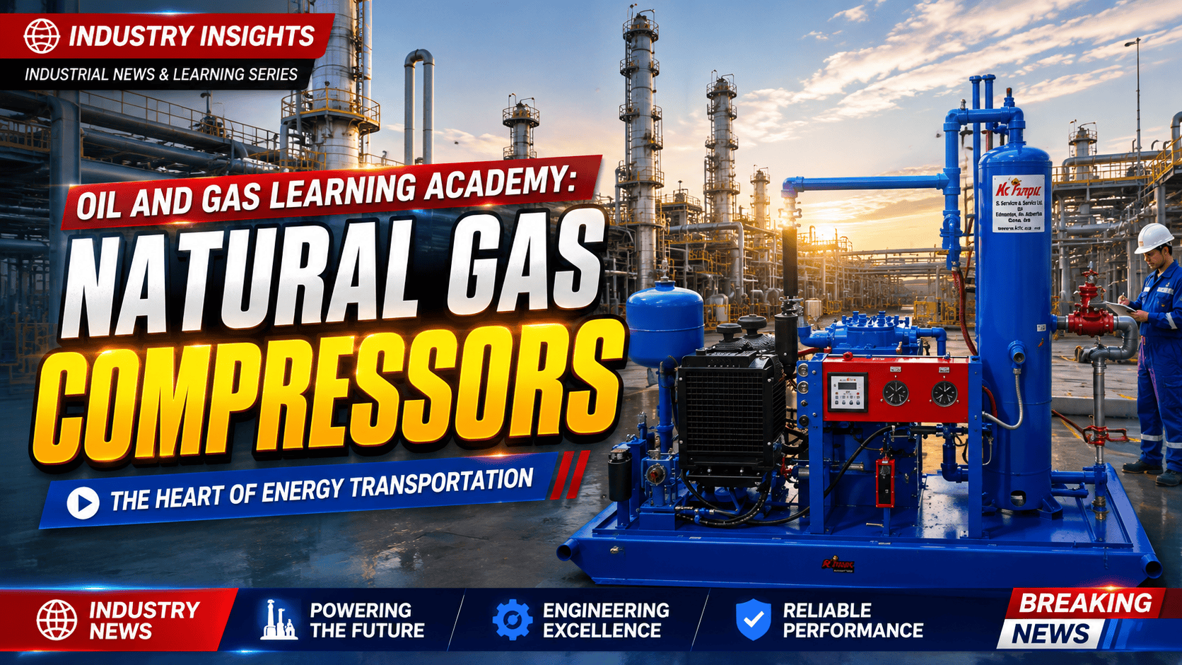 Oil and Gas Learning Academy: Natural Gas Compressors #gascompressor #oilandgas #oilfield #learning