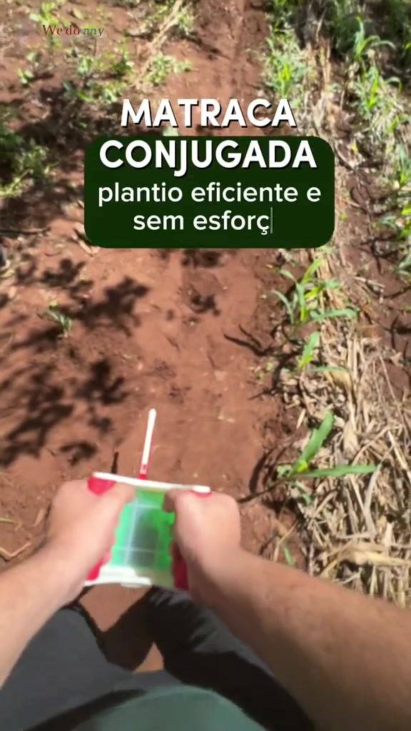 Mais agilidade, precisão e praticidade no plantio!