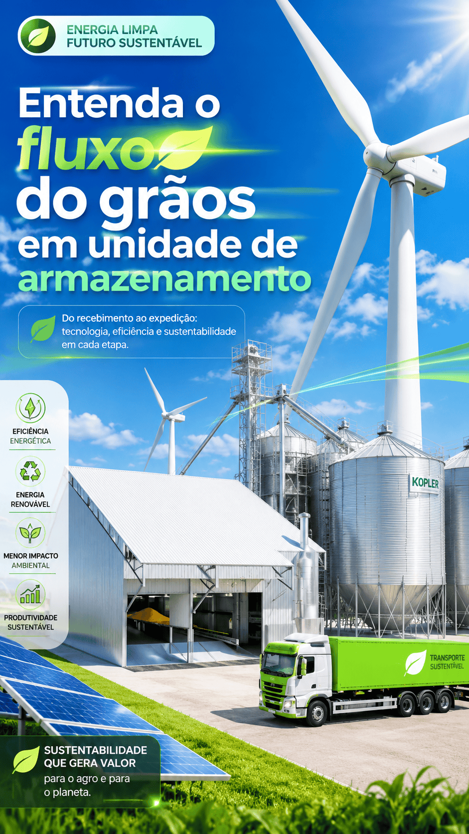 Entenda o fluxo do grãos em unidade de armazenamento
