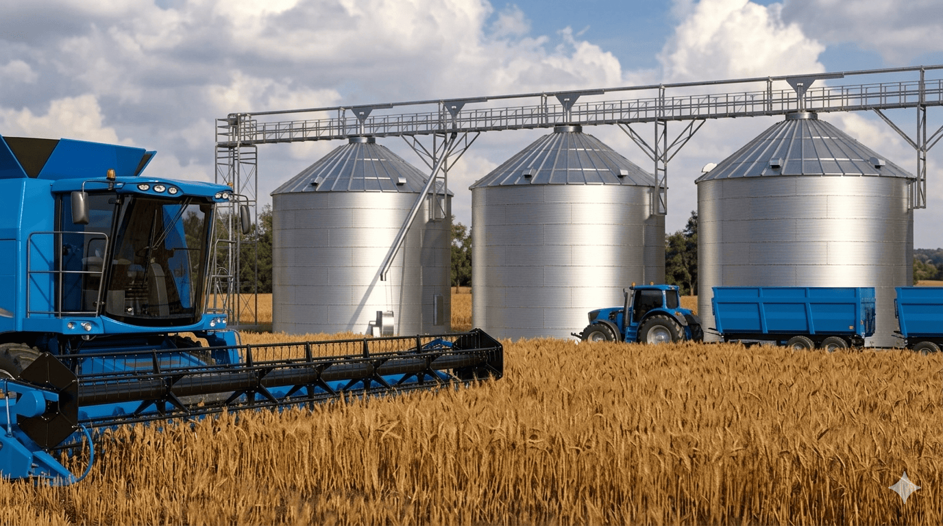 La ingeniería insana de los silos de grano automatizados
