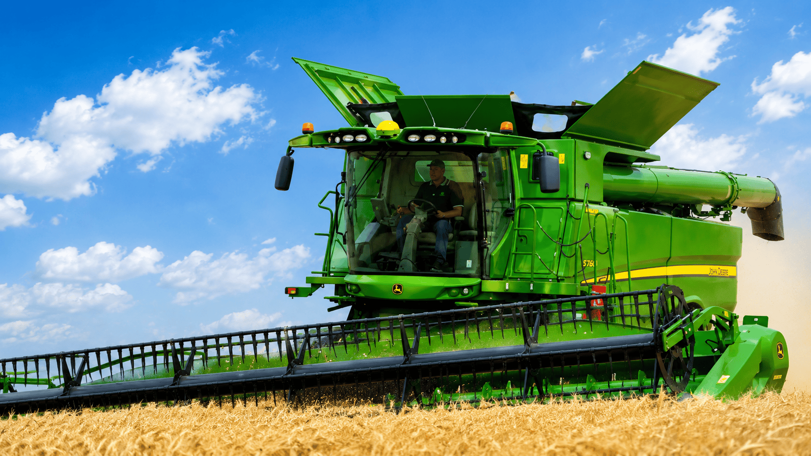 Nova colheitadeira John deere S7